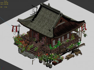 song dynasty-florist 01 3D 模型
