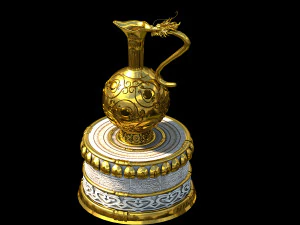 song dynasty-metal sculpture 010 3D Model