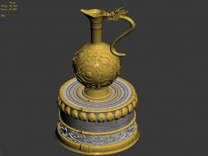 song dynasty-metal sculpture 010 3D Model