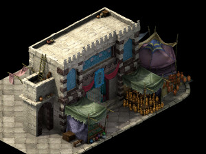 song dynasty-streamer house 01 Modello 3D