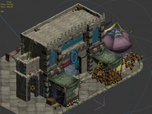 song dynasty-streamer house 01 Modello 3D