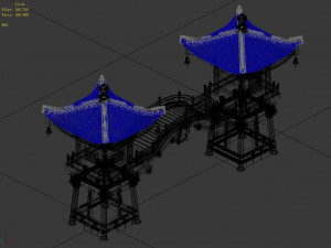 song dynasty-gate building 001 3D 模型