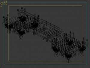 song dynasty-wooden bridge 01 3D Модель