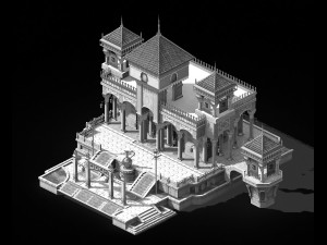 song dynasty-muslim-restaurant 3D Model