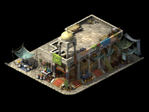 song dynasty-muslim-tibetan incense hall 01 3D Модель