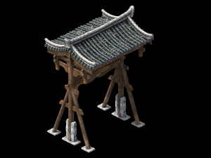 song dynasty-borriage 01 3D मॉडल