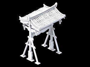 song dynasty-borriage 01 3D मॉडल
