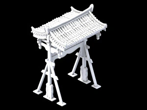 song dynasty-borriage 01 3D Model