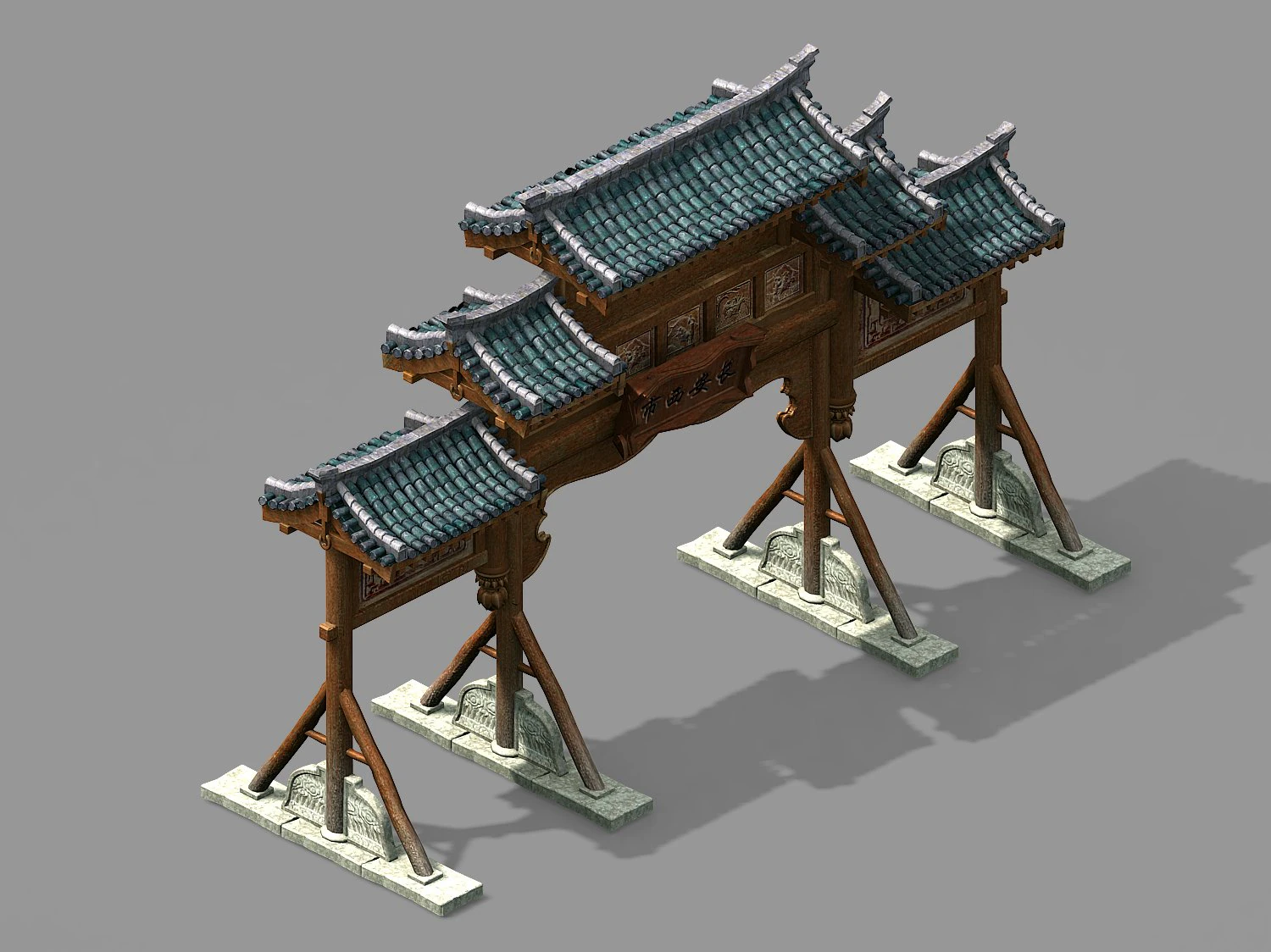 song dynasty-borriage 02 3D Model .c4d .max .obj .3ds .fbx .stl .blend