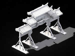 song dynasty-borriage 02 3D-Modell