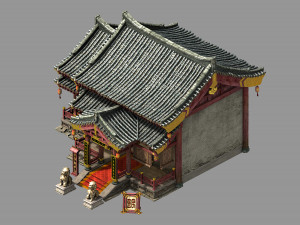 song dynasty-bank Modèle 3D