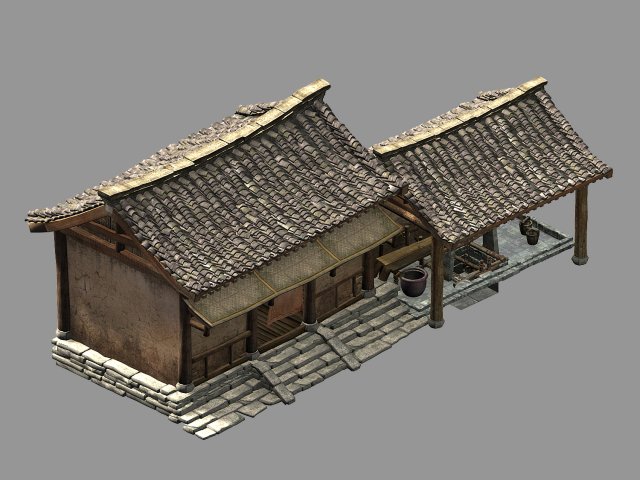 song dynasty-west gate-architecture 01 3D Model .c4d .max .obj .3ds .fbx .stl .blend 