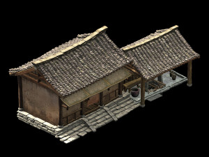 song dynasty-west gate-architecture 01 3D Model