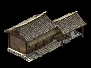 song dynasty-west gate-architecture 01 3D Model