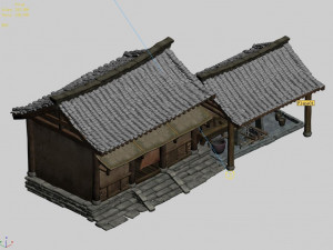 song dynasty-west gate-architecture 01 3D Model