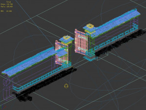 song dynasty-west city gate wall 01 Modelo 3D