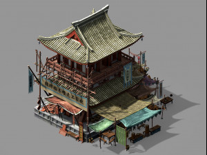 song dynasty-west city signature store Modèle 3D