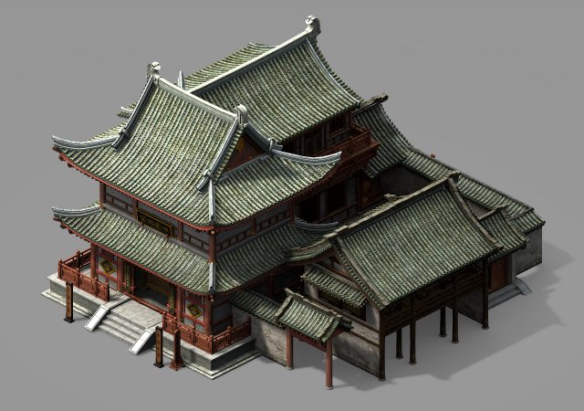song dynasty-western pawnshop 01 3D Модель .c4d .max .obj .3ds .fbx .stl .blend 