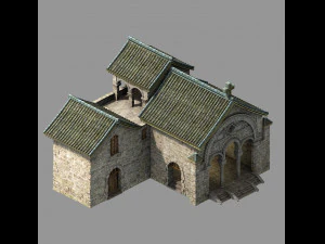 गीत राजवंश-पश्चिमी-शैली चैपल 01 3D मॉडल