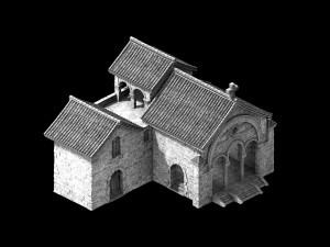 song dynasty-western-style chapel 01 3D Model