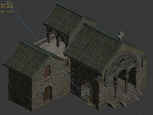 song dynasty-western-style chapel 01 3D Model