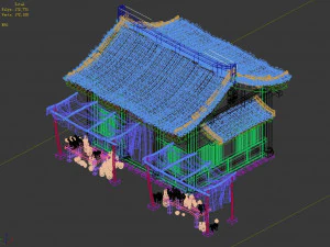 song dynasty-grocer 01 3D Model