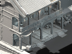 song dynasty-changan coach station-persia 3D 模型