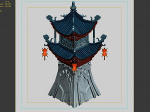 security-defense-diaolou 25 Model 3D