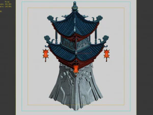 security-defense-diaolou 25 3D Model