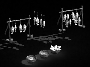 aolai country-fishing-fish-net 01 3D Model