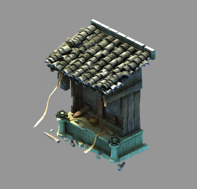 baihua valley-taizi 3D Модель .c4d .max .obj .3ds .fbx .stl .blend 
