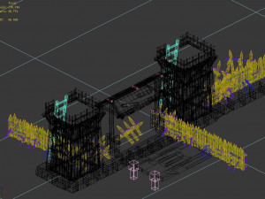 fort-small barracks 12 Modelo 3D