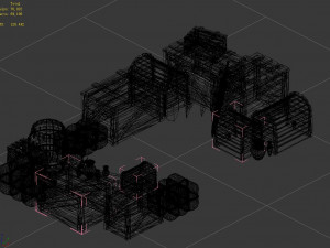 beach city-market warehouse 14 3D Model