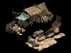 icewind valley-city-market 12 3D Model