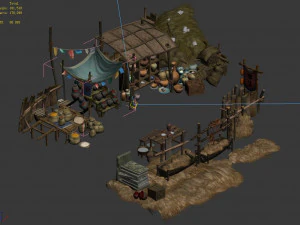icewind valley-city-market 12 3D Model