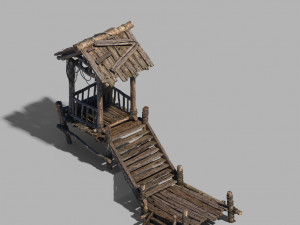 evacuation channel-building Modèle 3D
