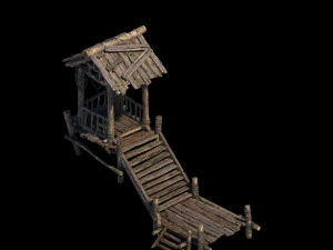 evacuation channel-building 3D Model