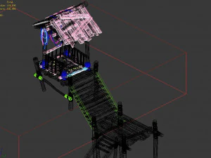 evacuation channel-building 3D Model