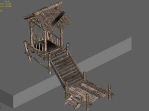 evacuation channel-building 3D Model