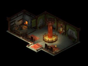 traditional blacksmith shop-iron shop 3D Model