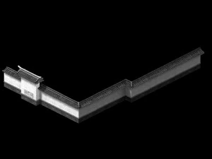 creativity-blue tiles-wall 13 3D Model
