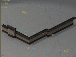 creativity-blue tiles-wall 13 3D Модель