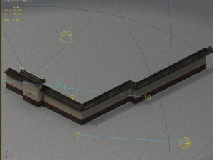 creativity-blue tiles-wall 13 3D Model