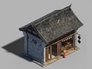 dali-architecture-clothing store 03 3D Model