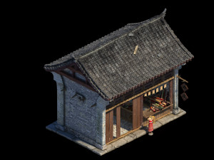 dali-architecture-clothing store 03 3D Модель