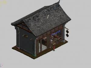 dali-architecture-clothing store 03 3D Модель