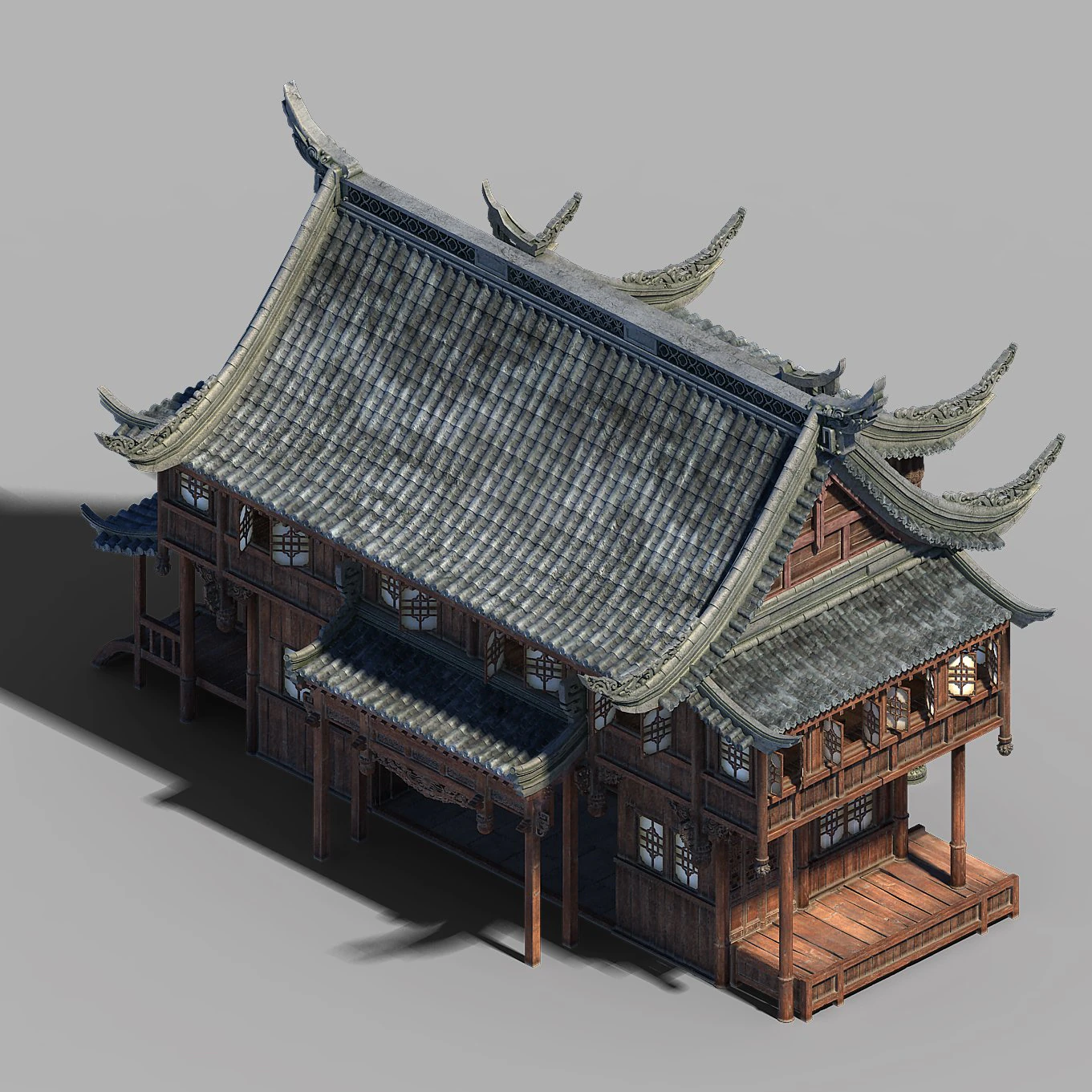 dali-architecture-hotel 03 3D Model .c4d .max .obj .3ds .fbx .stl .blend