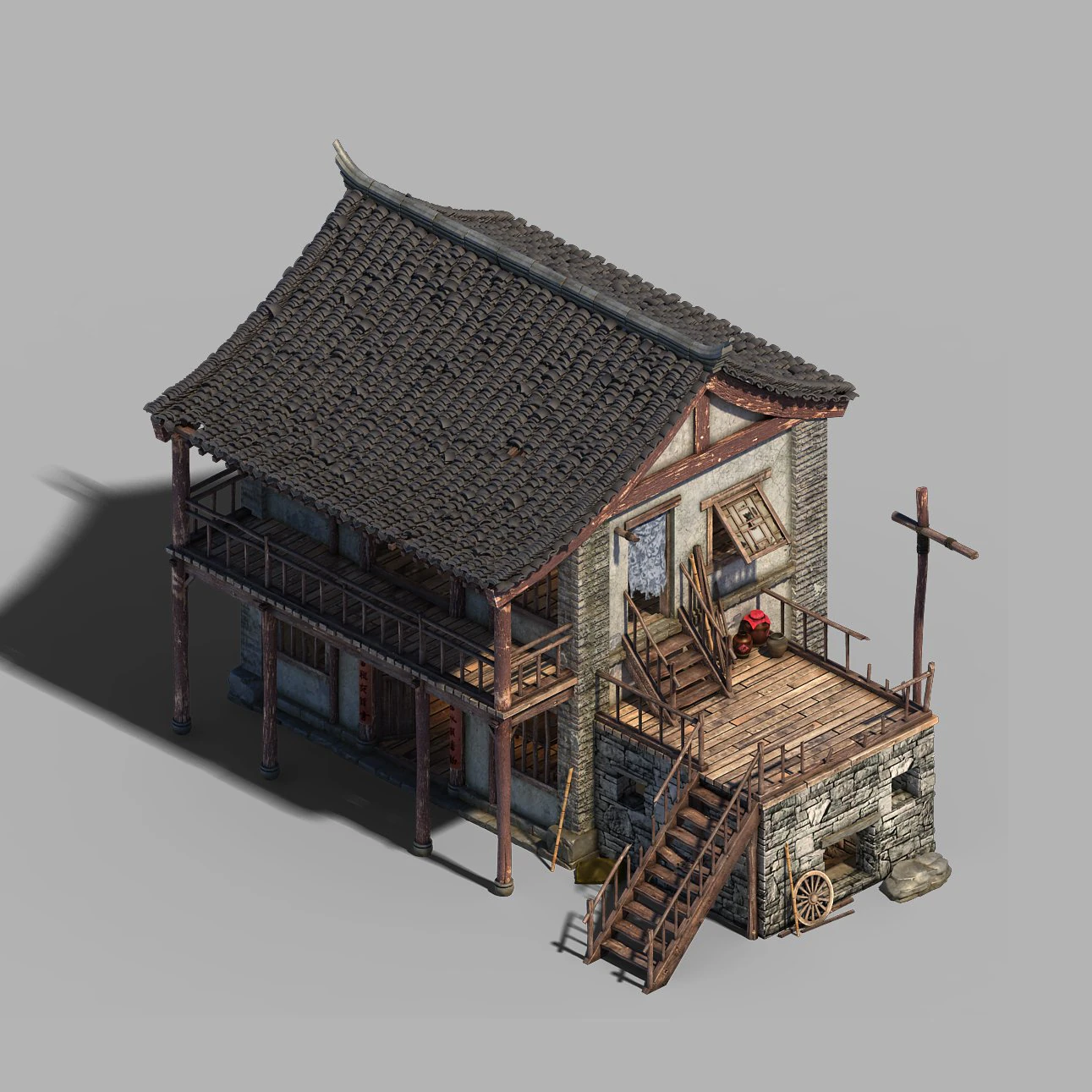 dali-architecture-tavern 01 3D Model .c4d .max .obj .3ds .fbx .stl .blend 