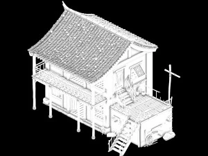 dali-architecture-tavern 01 3D Model
