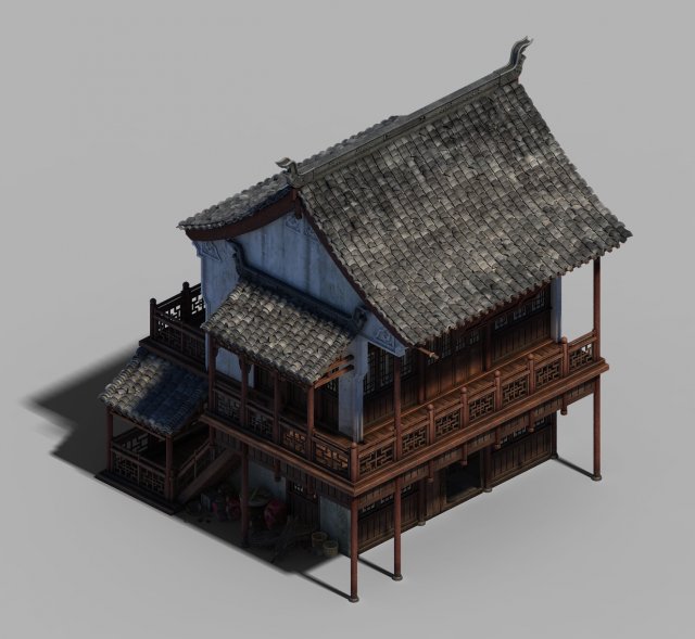 dali-architecture-shop 02 3D 모델 .c4d .max .obj .3ds .fbx .stl .blend 